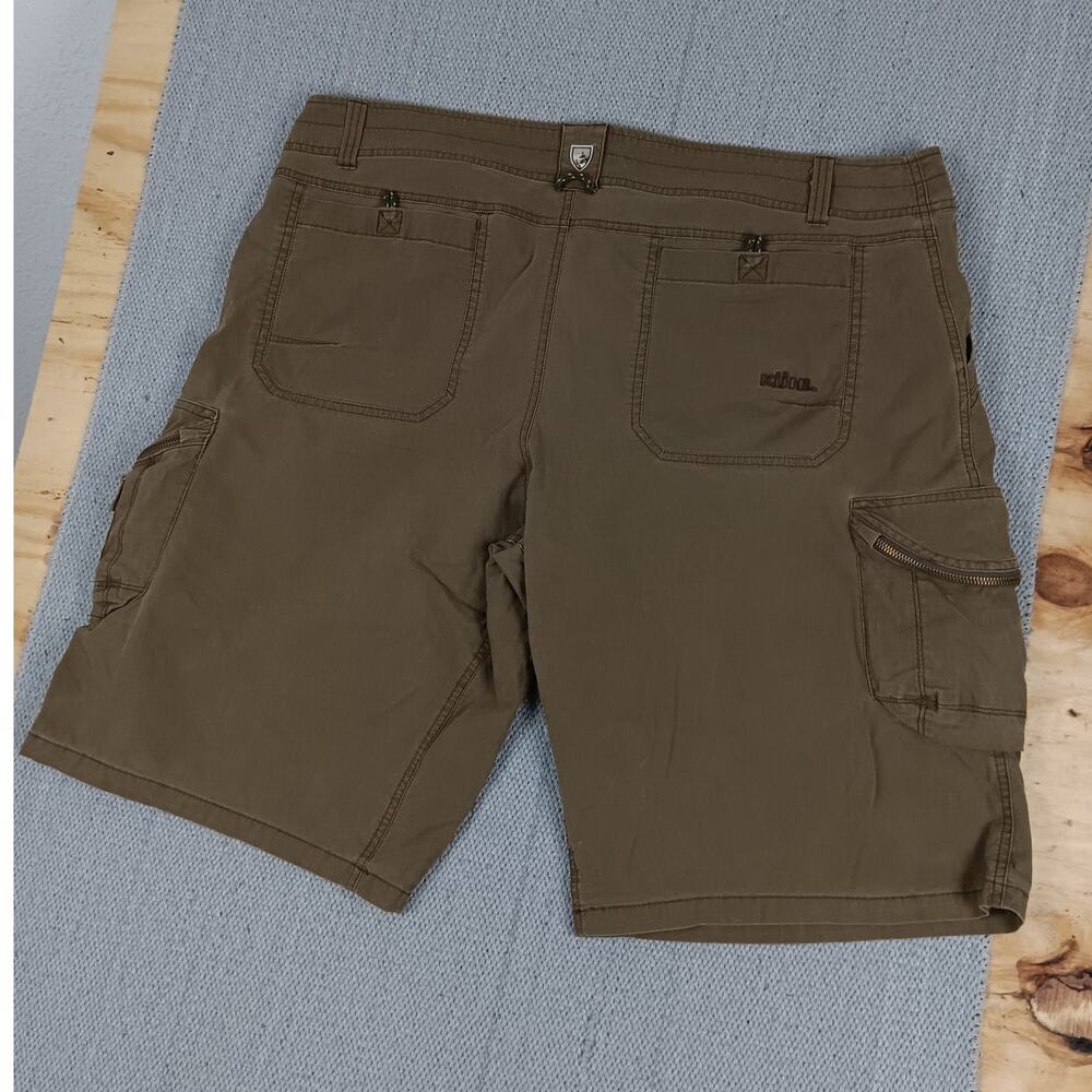 Kuhl Ambush Cargo Shorts Men's 42X12 Driftwood Brown Patina‎ Dye Hiking Outdoor - Picture 8 of 16
